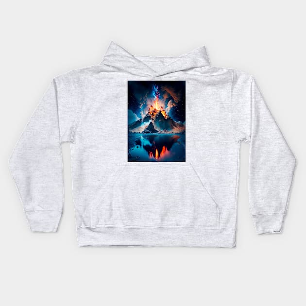 Cosmic Enchantment Kids Hoodie by James Garcia